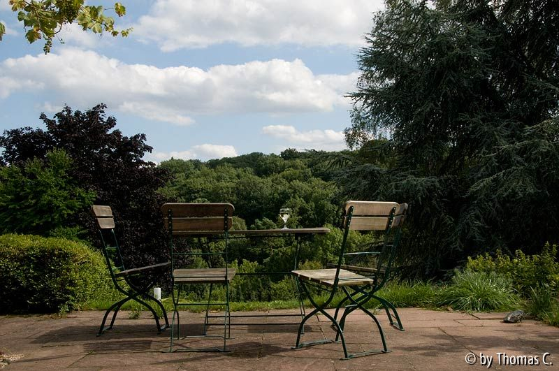 Sitzplatz mit Talblick