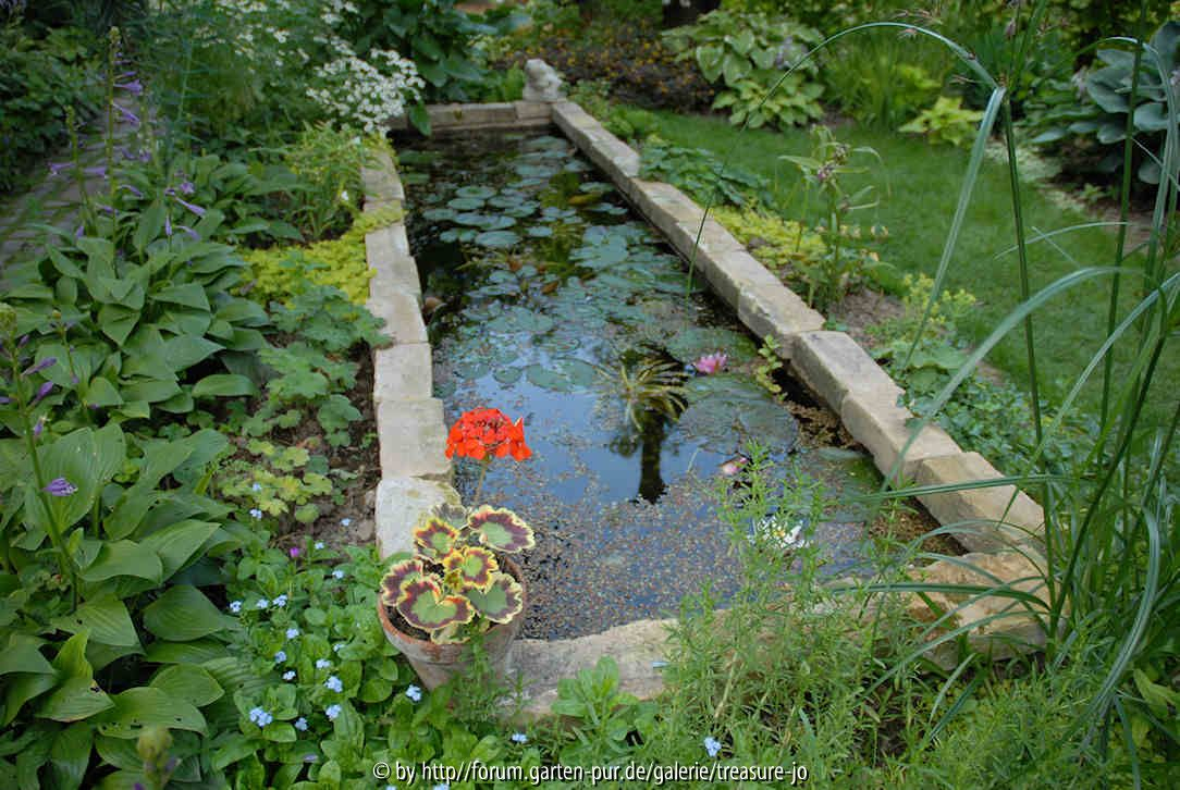 Formales Wasserbecken Offene Gärten 1